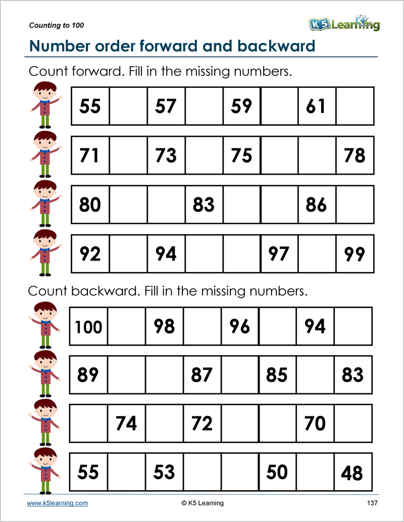 Numbers And Counting To 100 Workbook K5 Bookstore Numbers And Counting To 100 Workbook K5 Bookstore