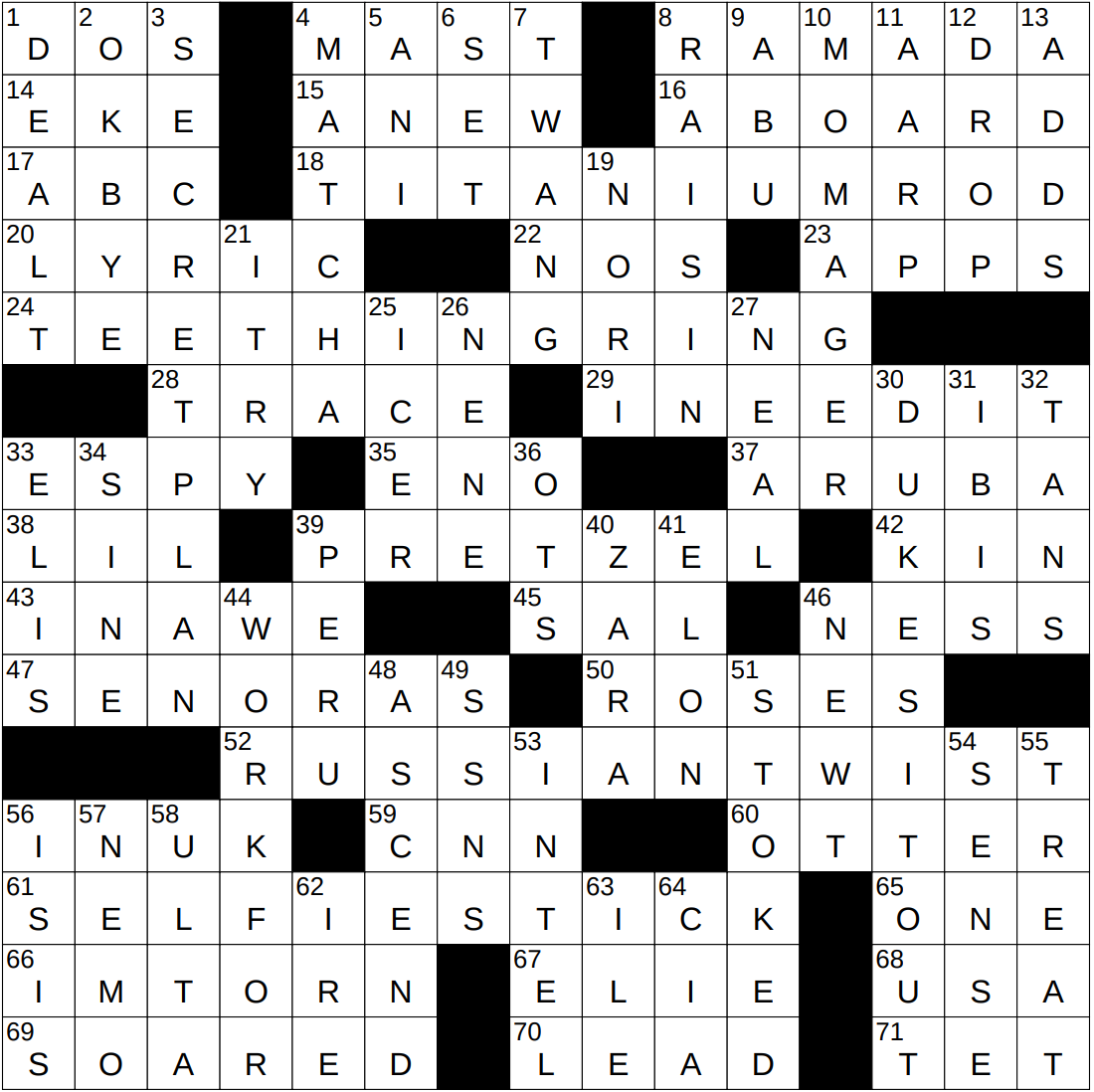 NYXCrossword Answers To The New York Times Crossword NYXCrossword Answers To The New York Times Crossword