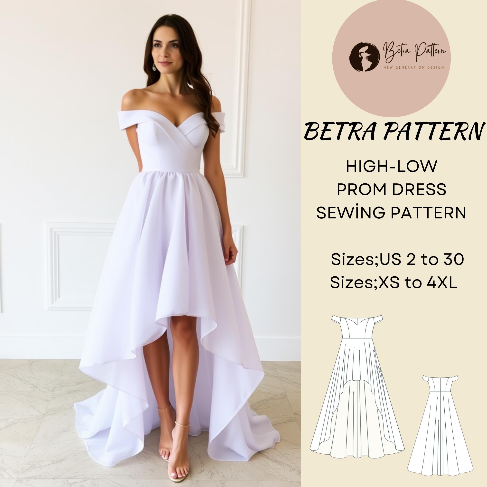 Off Shoulder High low Prom Dress Sewing Pattern bridal Dress fairy Dress engagement Dress coctail Dress a0 a4 us Letter us 2 To 30 XS 4XL Etsy Off Shoulder High low Prom Dress Sewing Pattern bridal Dress fairy Dress engagement Dress coctail Dress a0 a4 us Letter us 2 To 30 XS 4XL Etsy