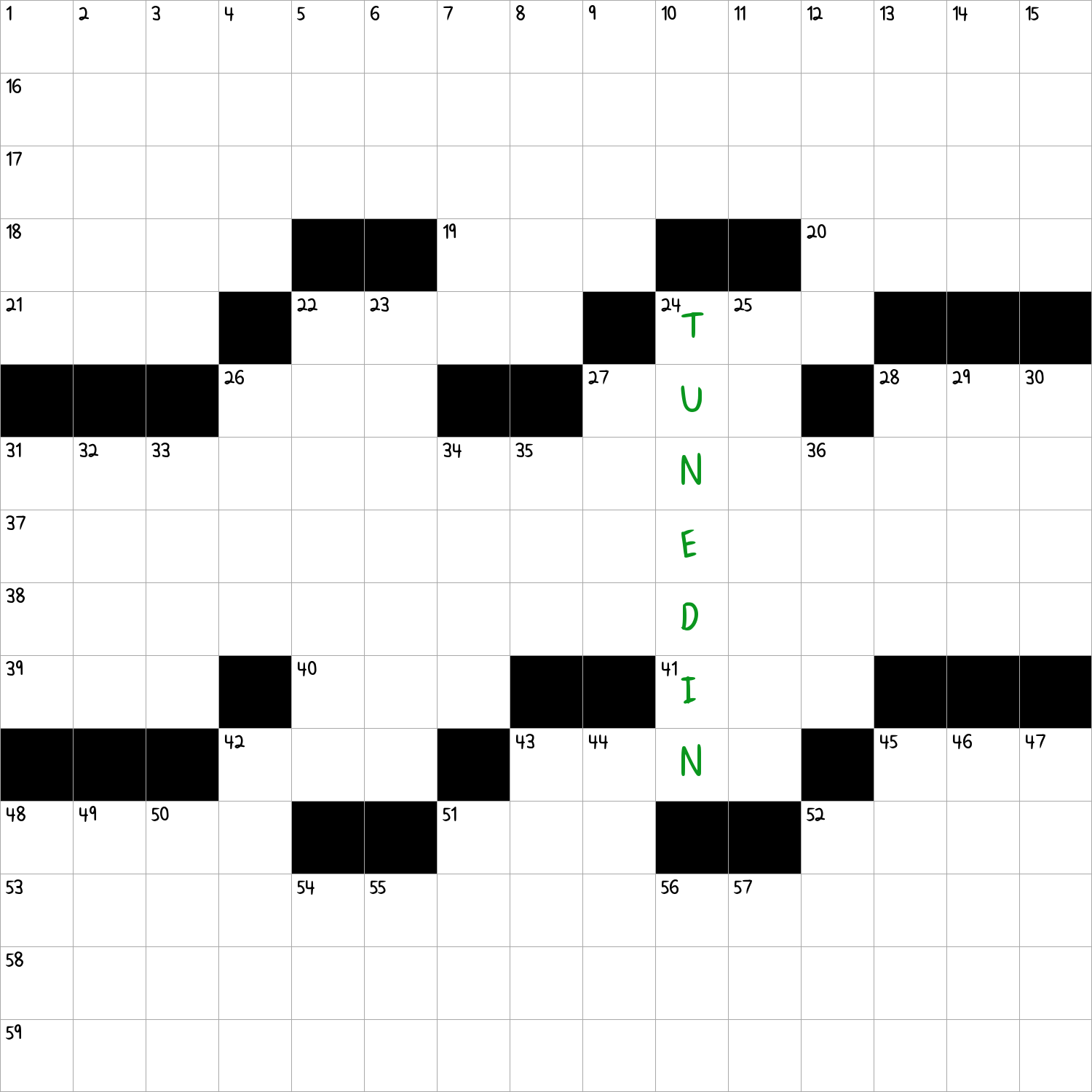 On The Right Radio Frequency NYT Crossword Clue January 18 2025