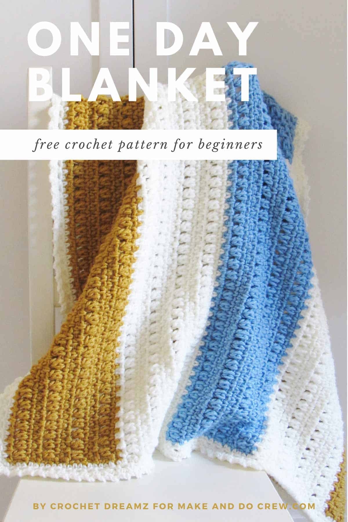 One Day Crochet Blanket free Pattern Make Do Crew One Day Crochet Blanket free Pattern Make Do Crew