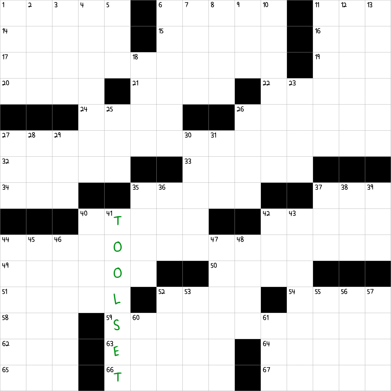 One Might Include A Hammer Wrench And Screwdriver NYT Crossword Clue November 25 2024