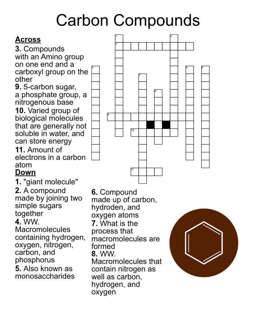 Organic Chemistry Quiz Crossword WordMint Organic Chemistry Quiz Crossword WordMint