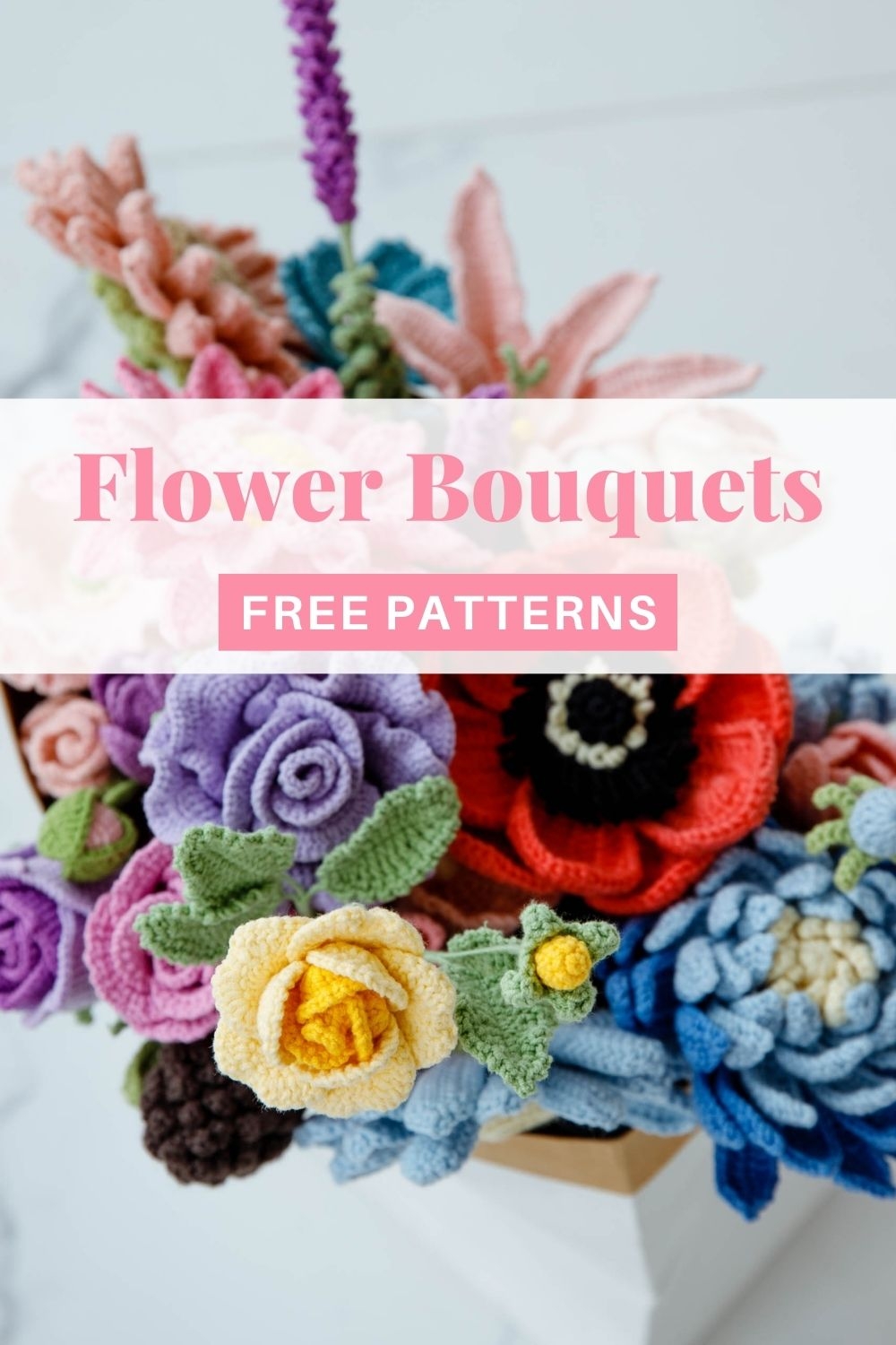 Our Free Crochet Flower Bouquet Patterns Hookok Our Free Crochet Flower Bouquet Patterns Hookok