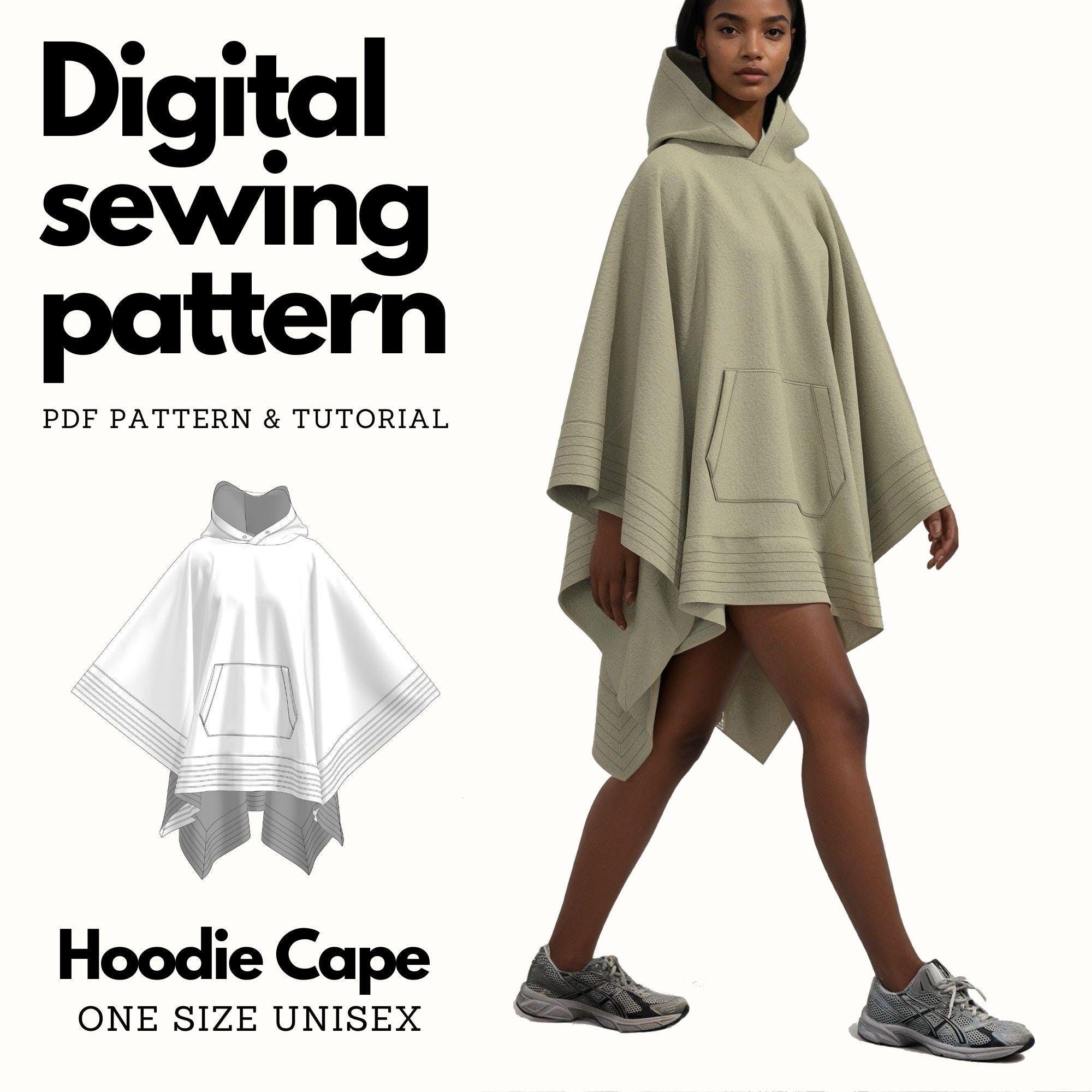 Oversized Hooded Cape Sewing Pattern PDF Instant Download Easy DIY Cape Pattern One Size Fits All Beginner Friendly A4 US Letter Etsy Israel Oversized Hooded Cape Sewing Pattern PDF Instant Download Easy DIY Cape Pattern One Size Fits All Beginner Friendly A4 US Letter Etsy Israel