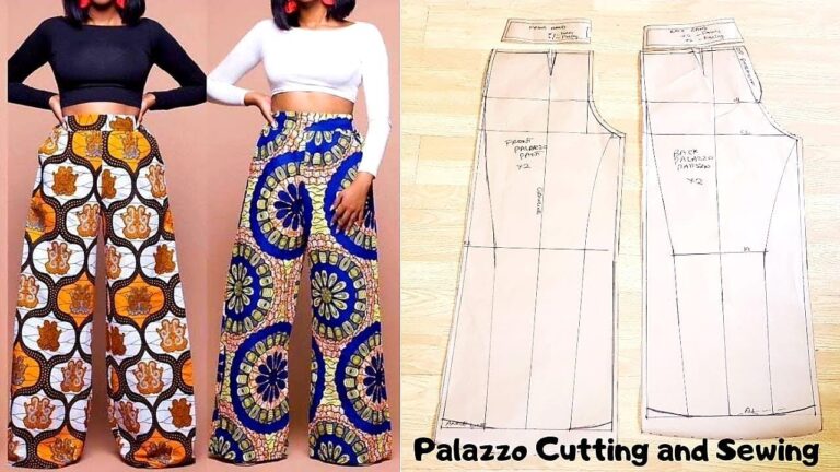 Palazzo Pant Pattern Drafting Cutting And Stitching DETAILED Wide Leg Trouser Pattern Drafting YouTube