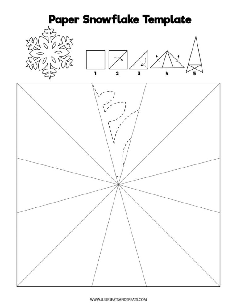 Paper Snowflake Templates FREE TEMPLATES Kids Activity Zone