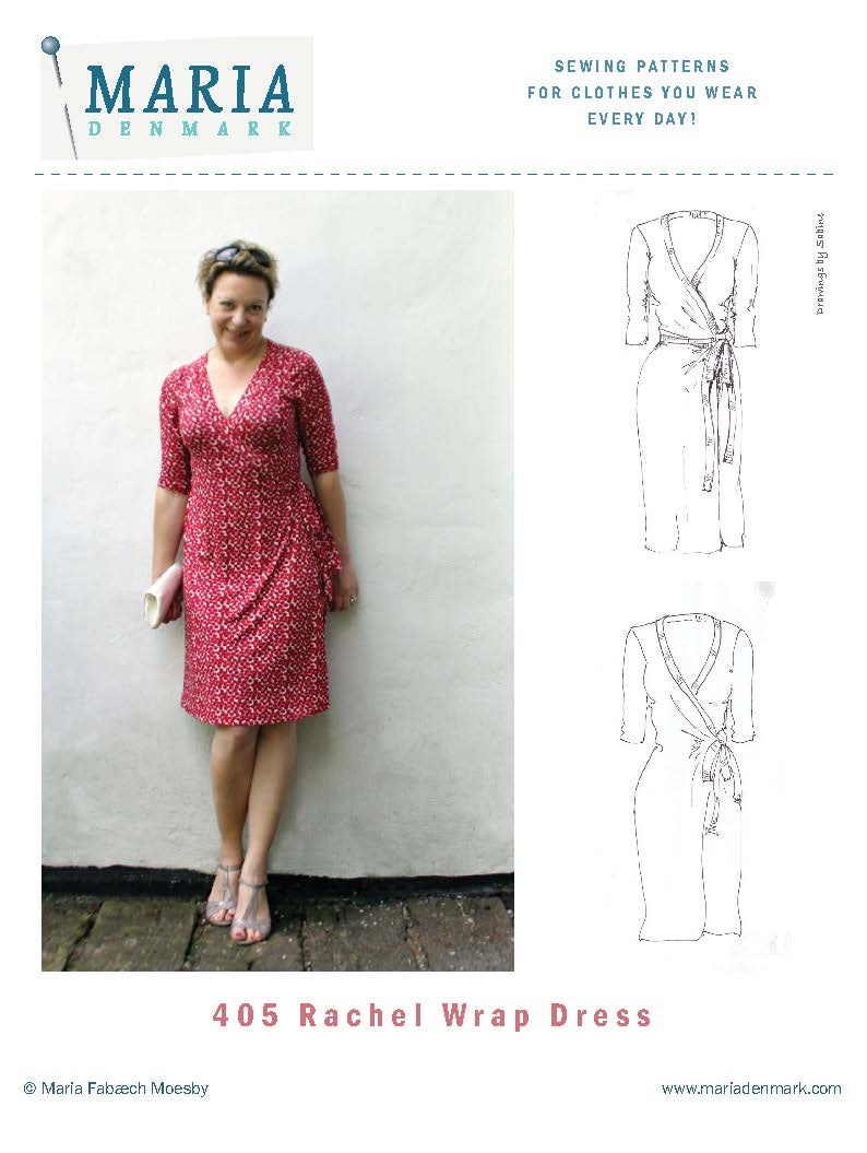 Pattern In Focus 405 Rachel Wrap Dress Sewing Life By MariaDenmark Pattern In Focus 405 Rachel Wrap Dress Sewing Life By MariaDenmark