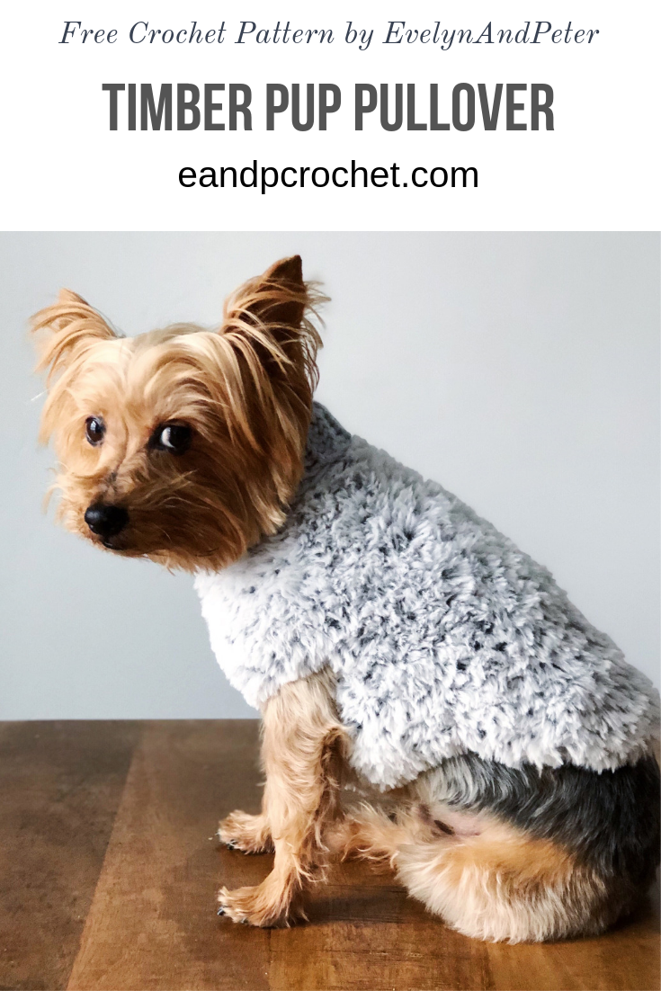 Pattern Timber Pup Pullover Evelyn And Peter Crochet Pattern Timber Pup Pullover Evelyn And Peter Crochet