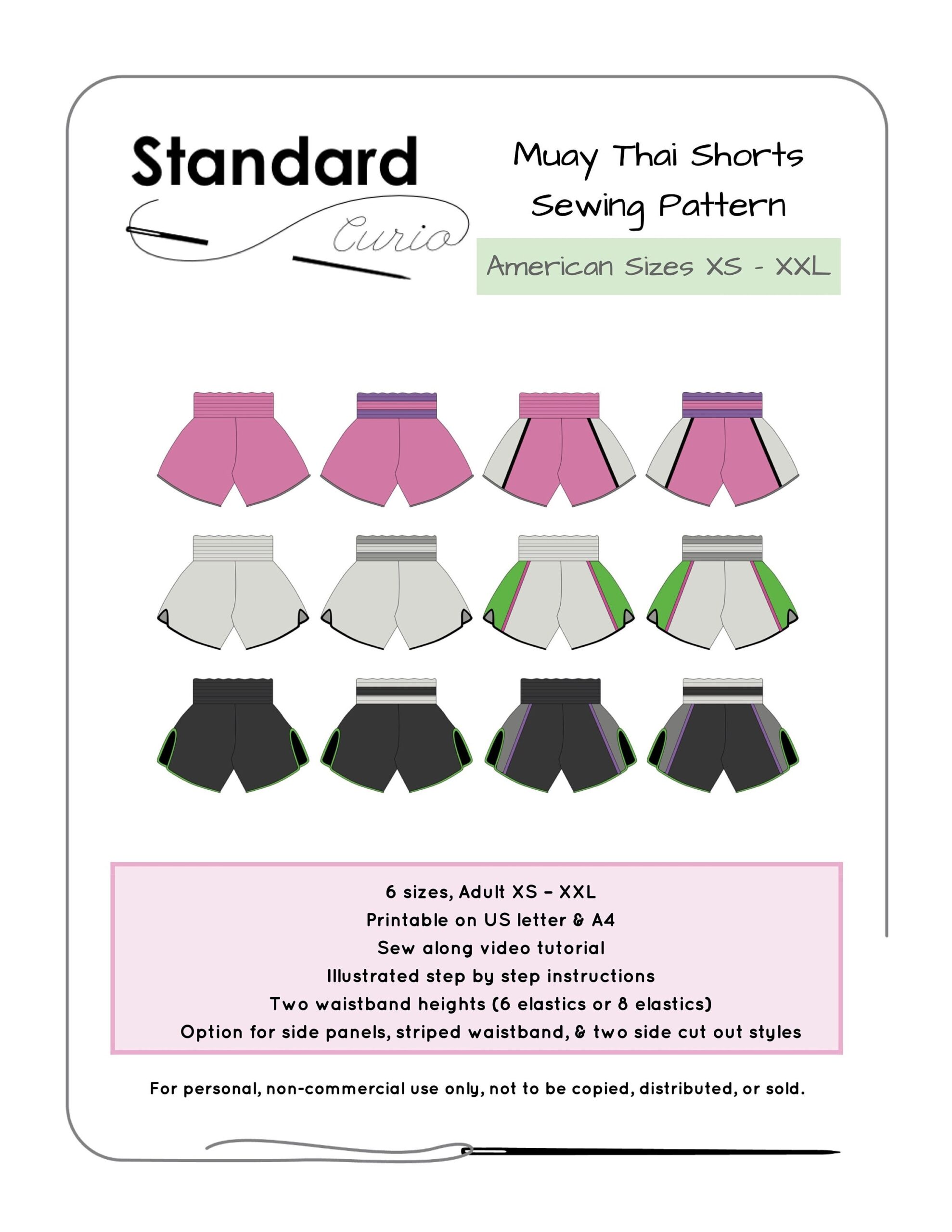 short shorts sewing pattern