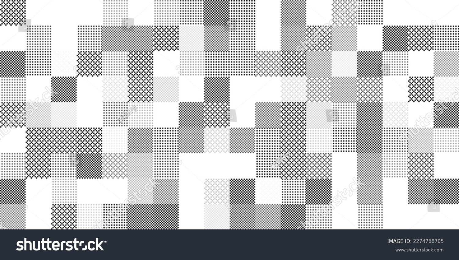 Pixel Dithering Squares Seamless Pattern Vintage Stock Vector Royalty Free 2274768705 Shutterstock