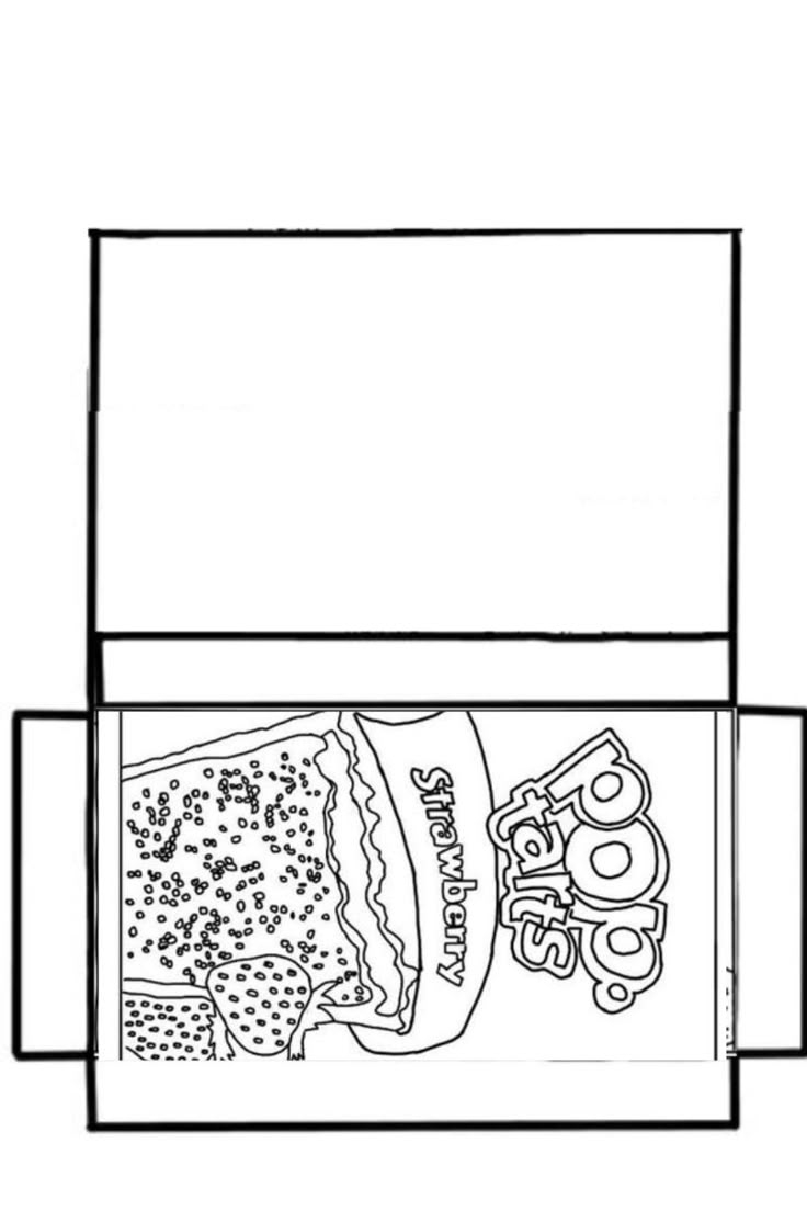 Pop Tart Paper Squishy Template Free Pop Tart Paper Squishy Template Free