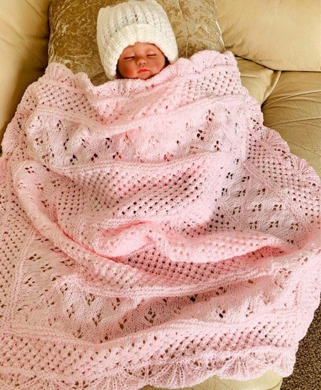 PRIMROSE Baby Blanket Knitting Pattern PDF English Only Etsy PRIMROSE Baby Blanket Knitting Pattern PDF English Only Etsy