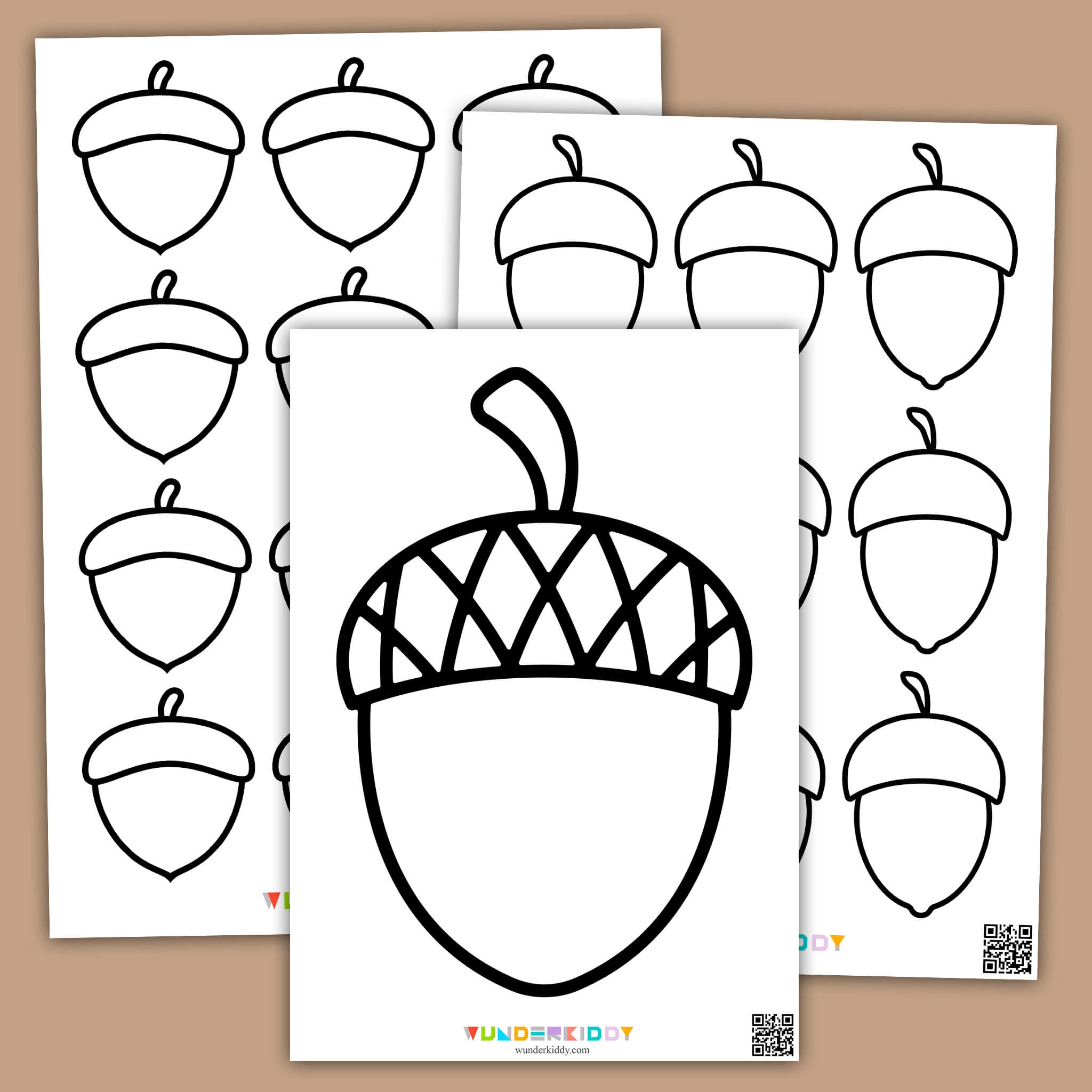 Printable Acorn Template Nature Inspired Art For Kids Activities Printable Acorn Template Nature Inspired Art For Kids Activities