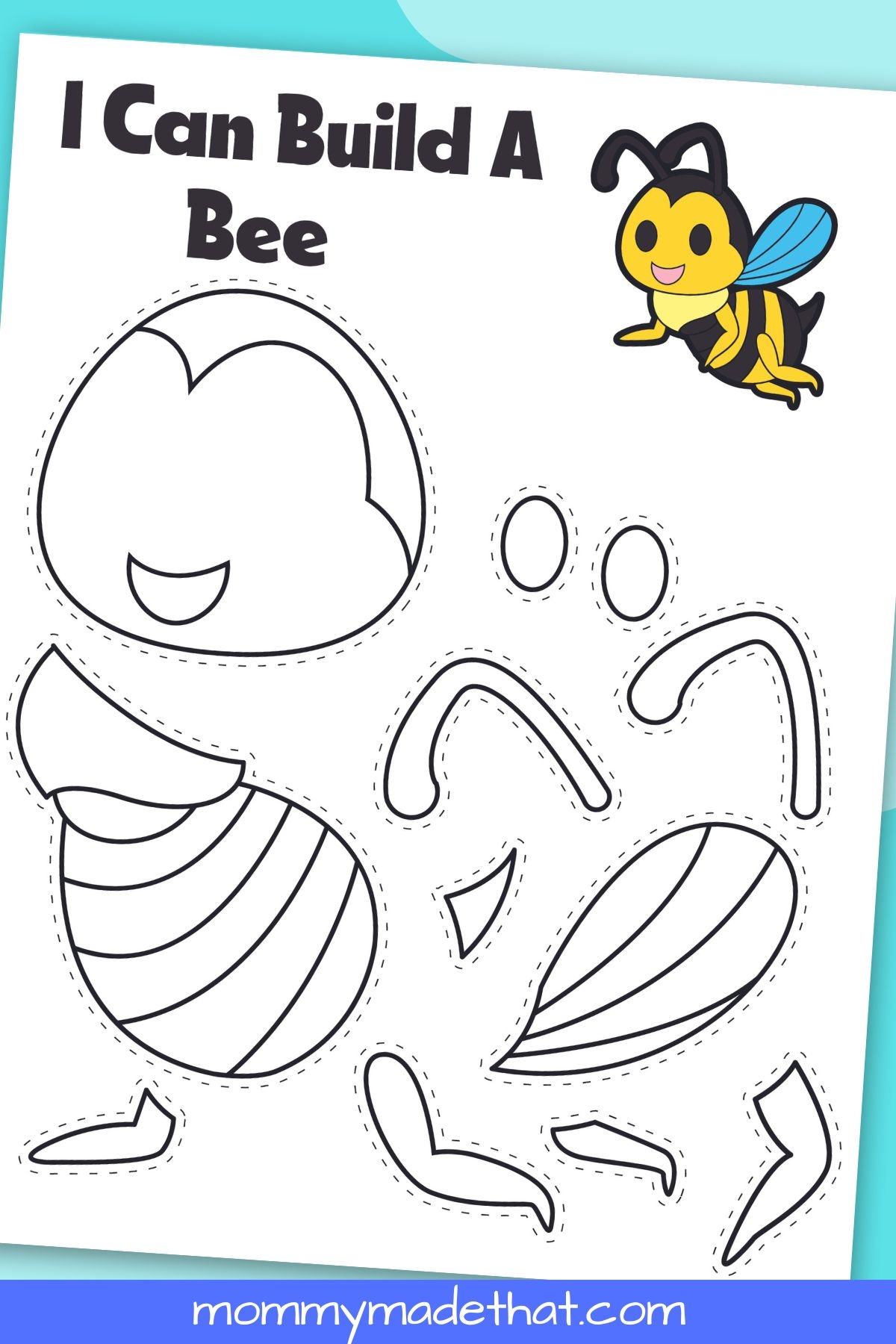free printable bumble bee template