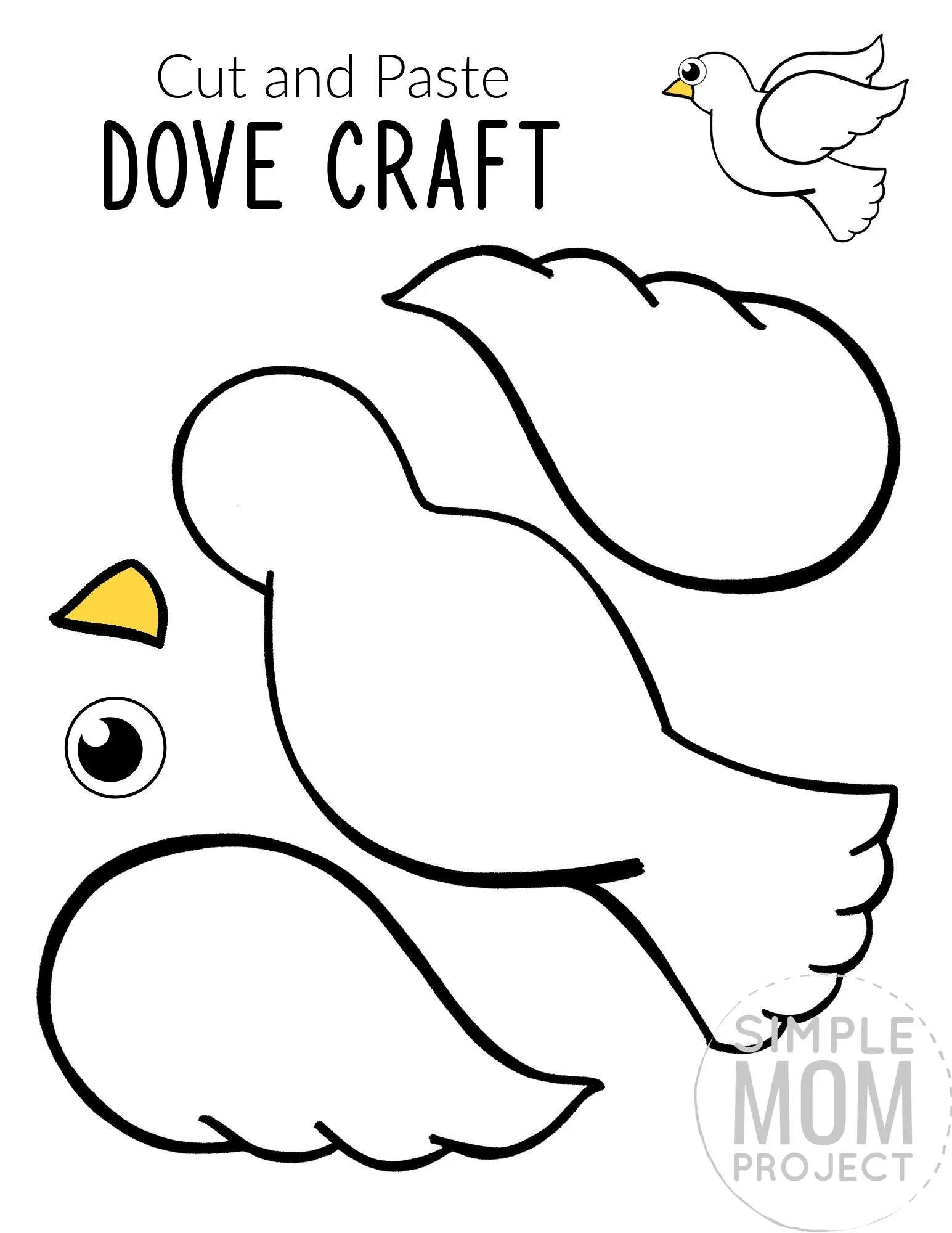 Printable Bird Craft Templates Simple Mom Project Printable Bird Craft Templates Simple Mom Project