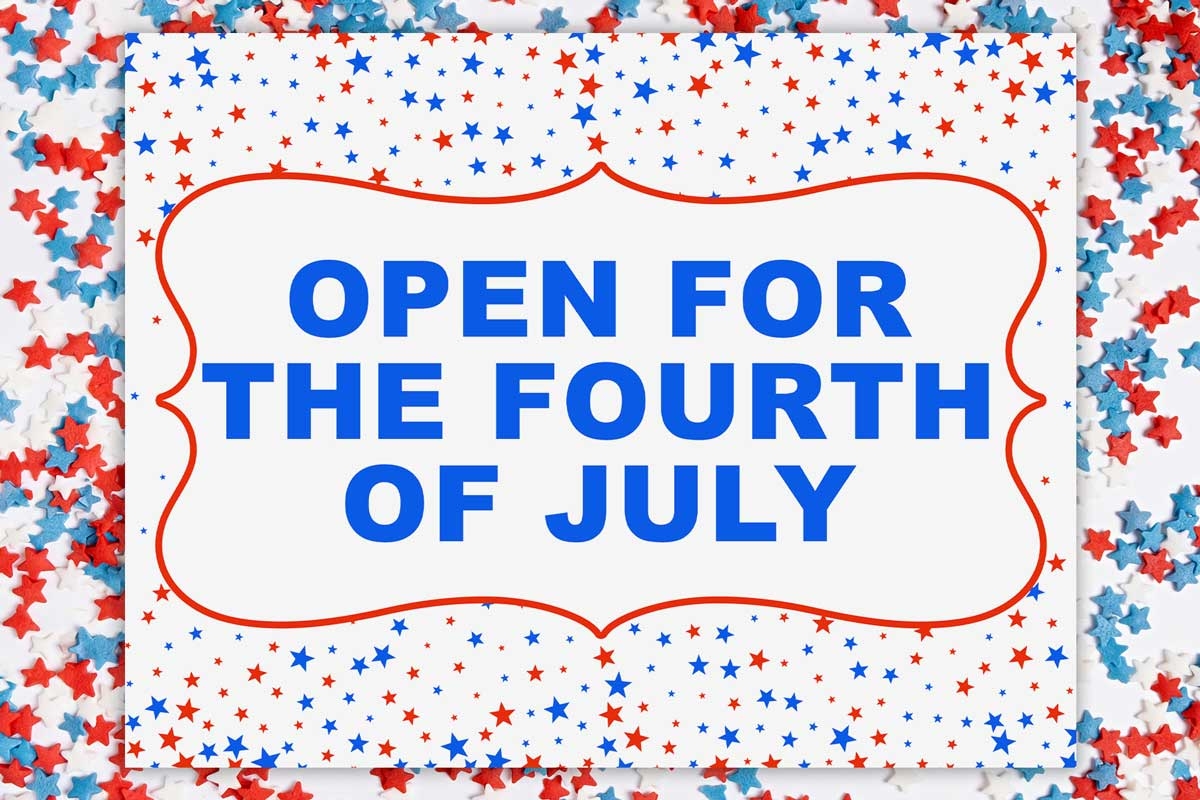 printable closed for 4th of july sign template printable closed for 4th of july sign template