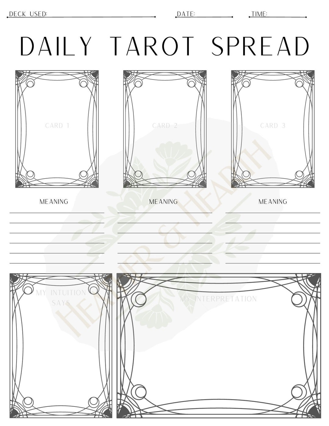 Printable Daily Tarot Spread Worksheet For Three Card Tarot Pull Learn Tarot Study Sheets For Deeper Meaning Intuitive Enhancement Etsy Printable Daily Tarot Spread Worksheet For Three Card Tarot Pull Learn Tarot Study Sheets For Deeper Meaning Intuitive Enhancement Etsy