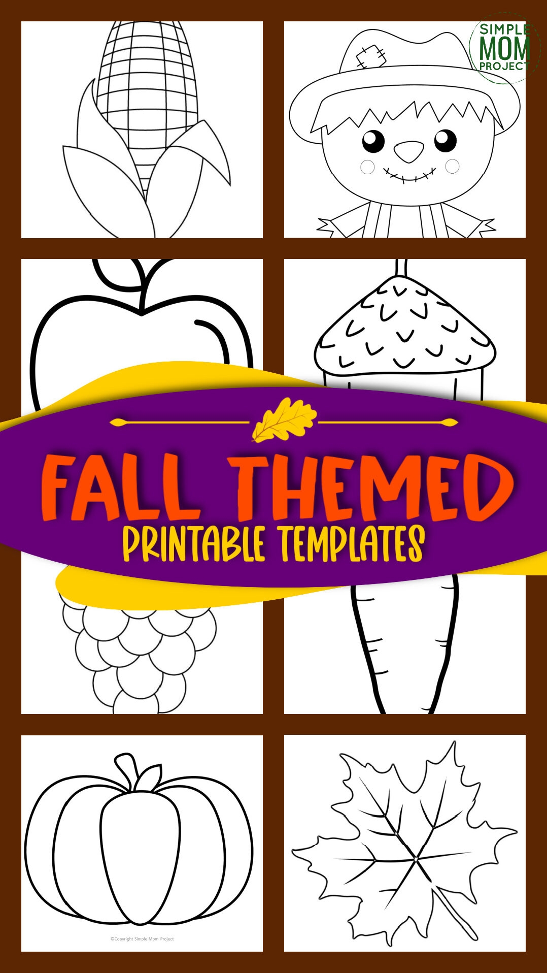 Printable Fall Craft Templates Printable Party Favors