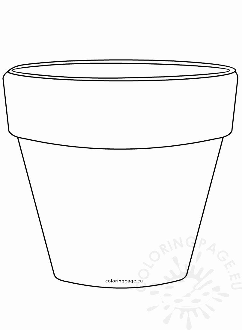 flower pot template printable flower pot template printable