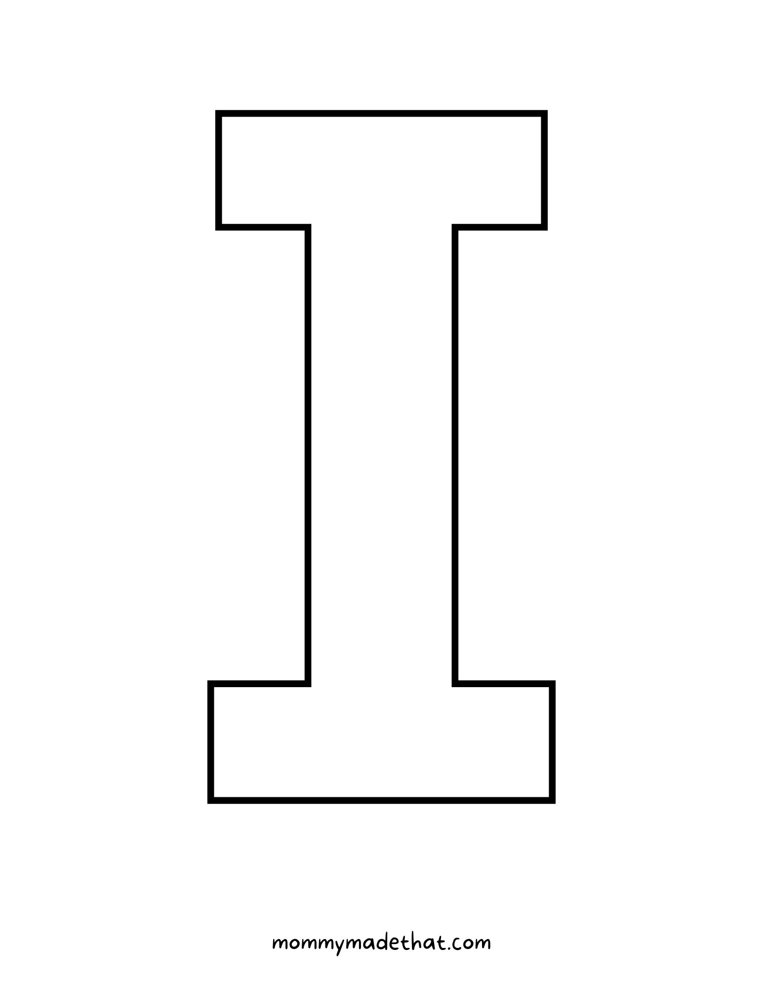 Printable Letter I Grab The Free Templates Printable Letter I Grab The Free Templates