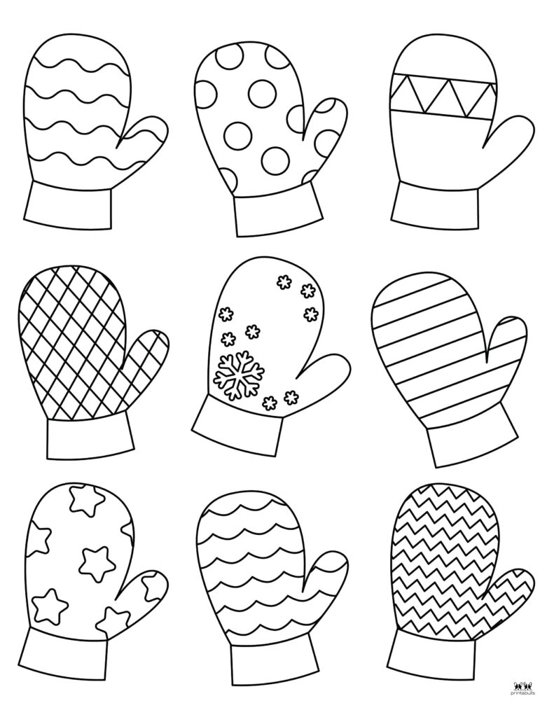 mitten template free printable mitten template free printable