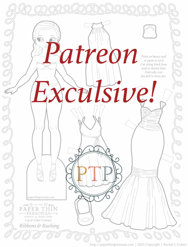 Printable Paper Dolls From Paper Thin Personas