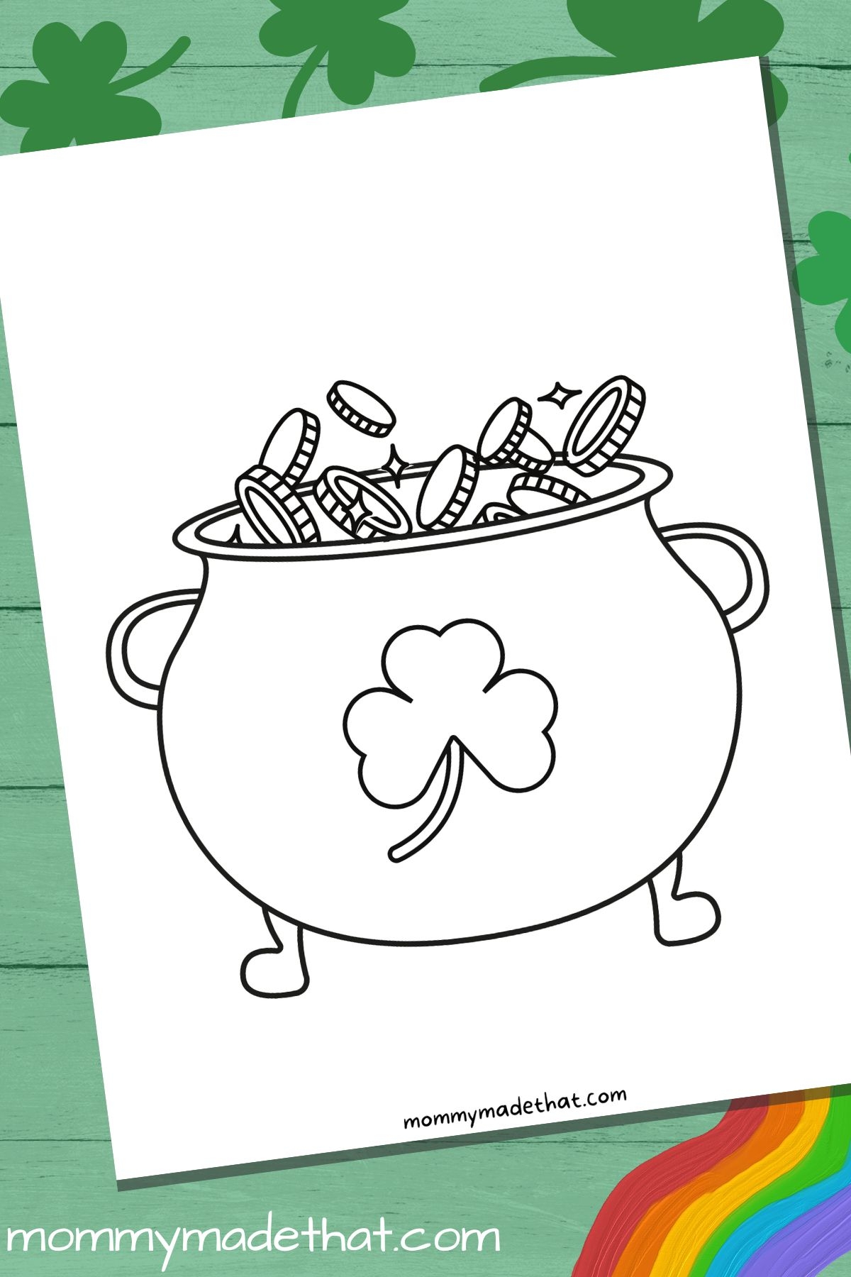 Printable Pot Of Gold Templates Lots Of Free Outlines Printable Pot Of Gold Templates Lots Of Free Outlines