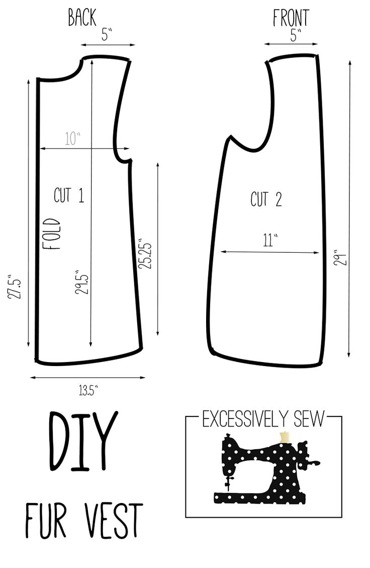 template printable vest pattern template printable vest pattern