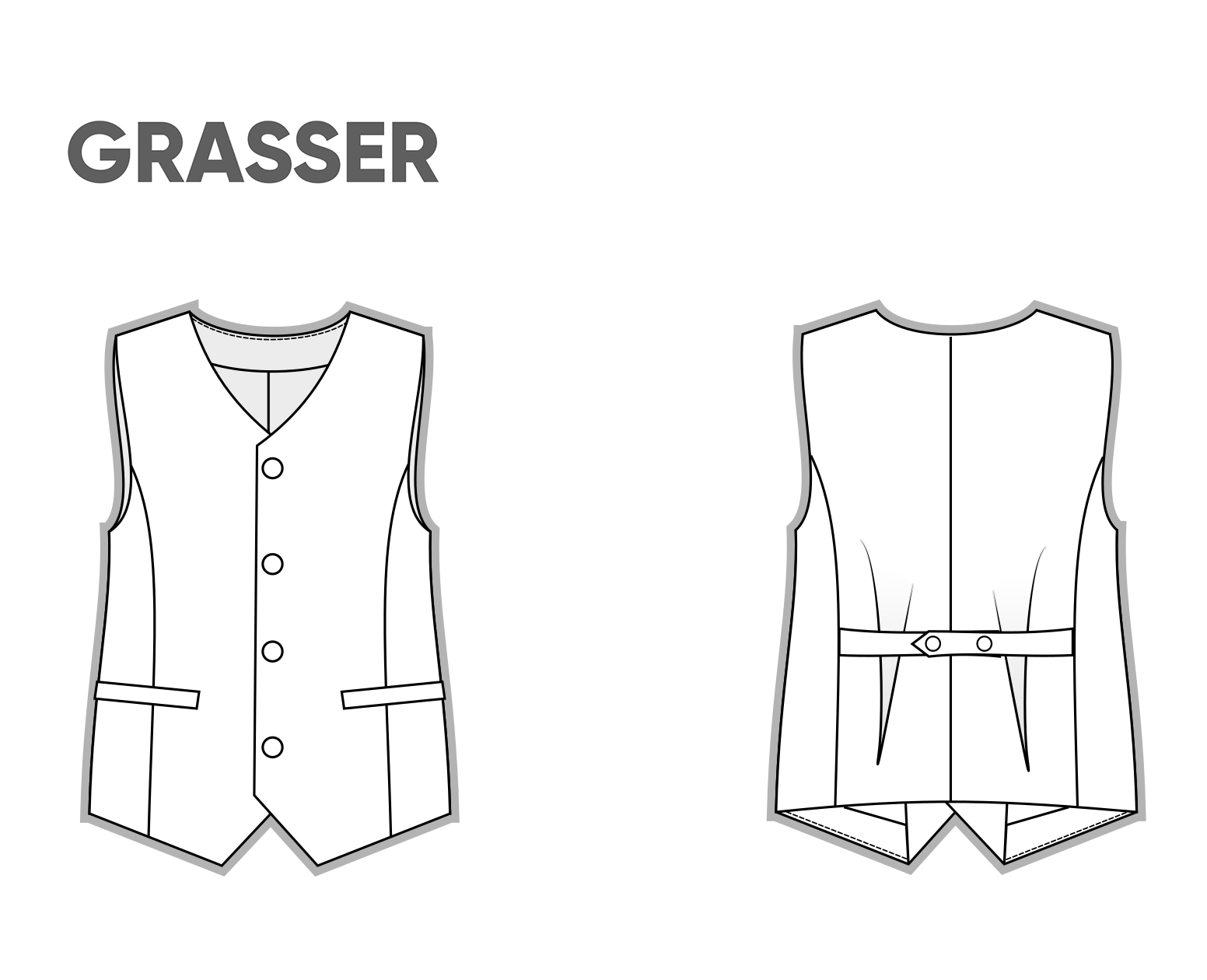 Printable Simple Vest Pattern Printable Simple Vest Pattern