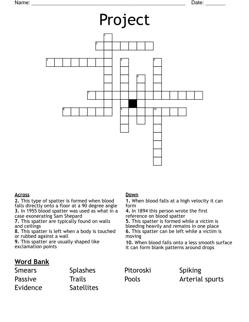 Project Crossword WordMint Project Crossword WordMint