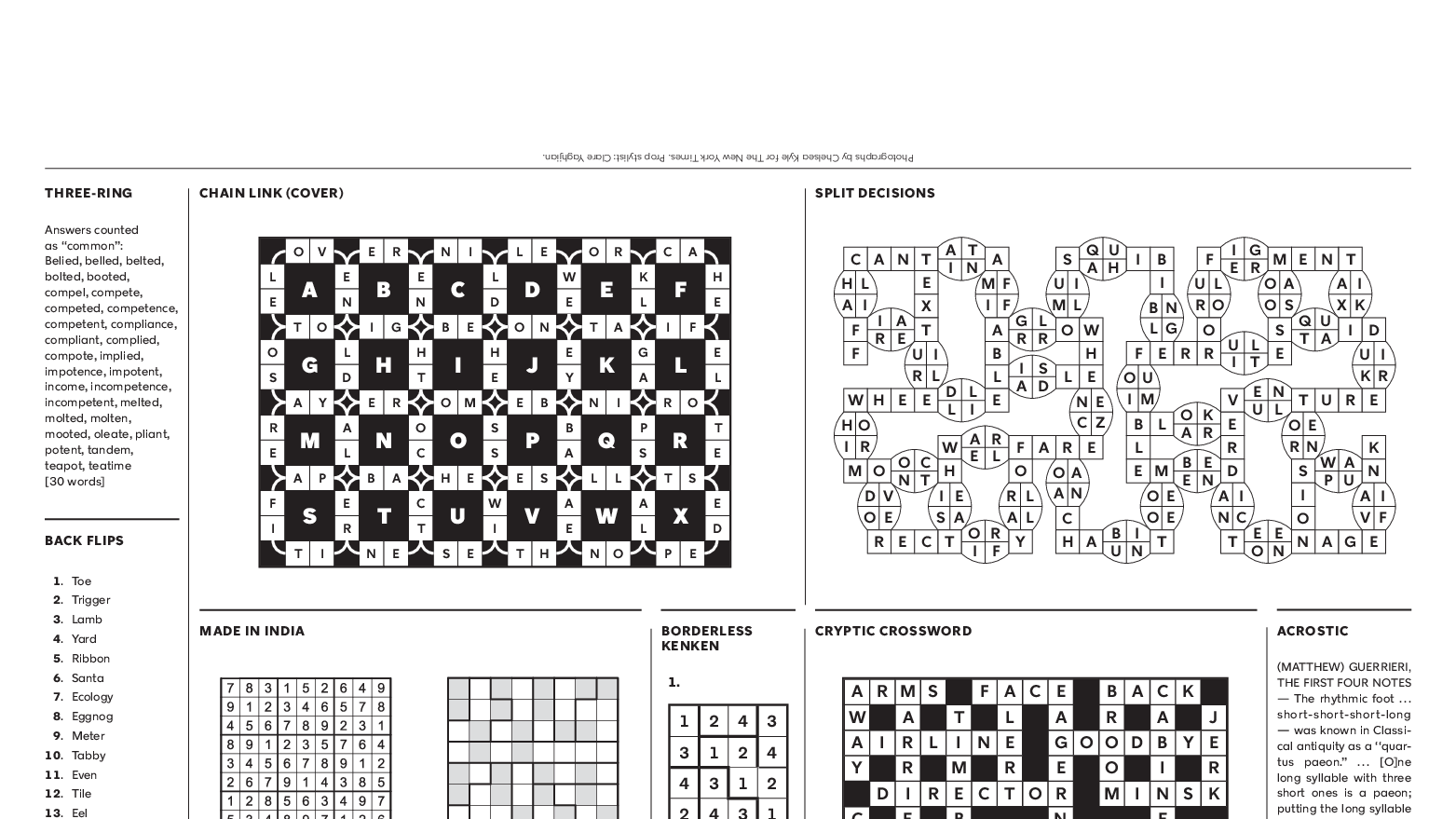 Puzzle Mania 2023 Answer Key The New York Times Puzzle Mania 2023 Answer Key The New York Times