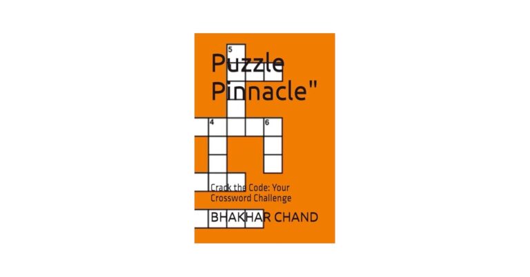 Puzzle Pinnacle Crack The Code Your Crossword Challenge CHAND Mr BHAKHAR 9798873322794 Amazon Books