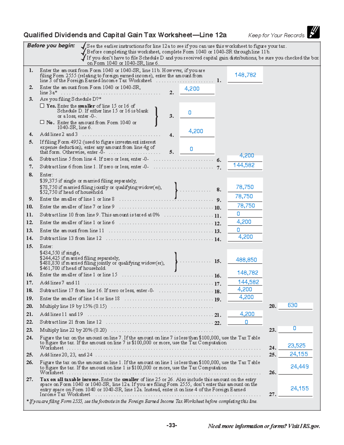 Qualified Dividends And Capital Gains Worksheet Page 33 Of 108 Fileid Studocu Qualified Dividends And Capital Gains Worksheet Page 33 Of 108 Fileid Studocu