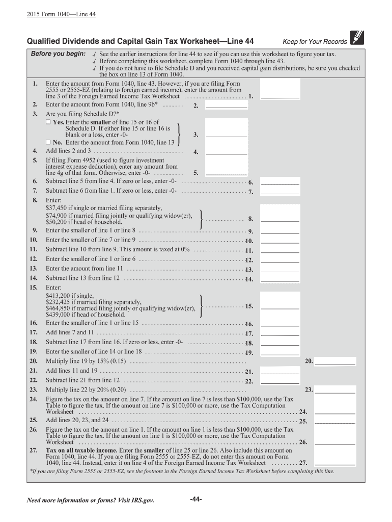 Qualified Dividends Tax Worksheet Fill Out Sign Online DocHub Qualified Dividends Tax Worksheet Fill Out Sign Online DocHub