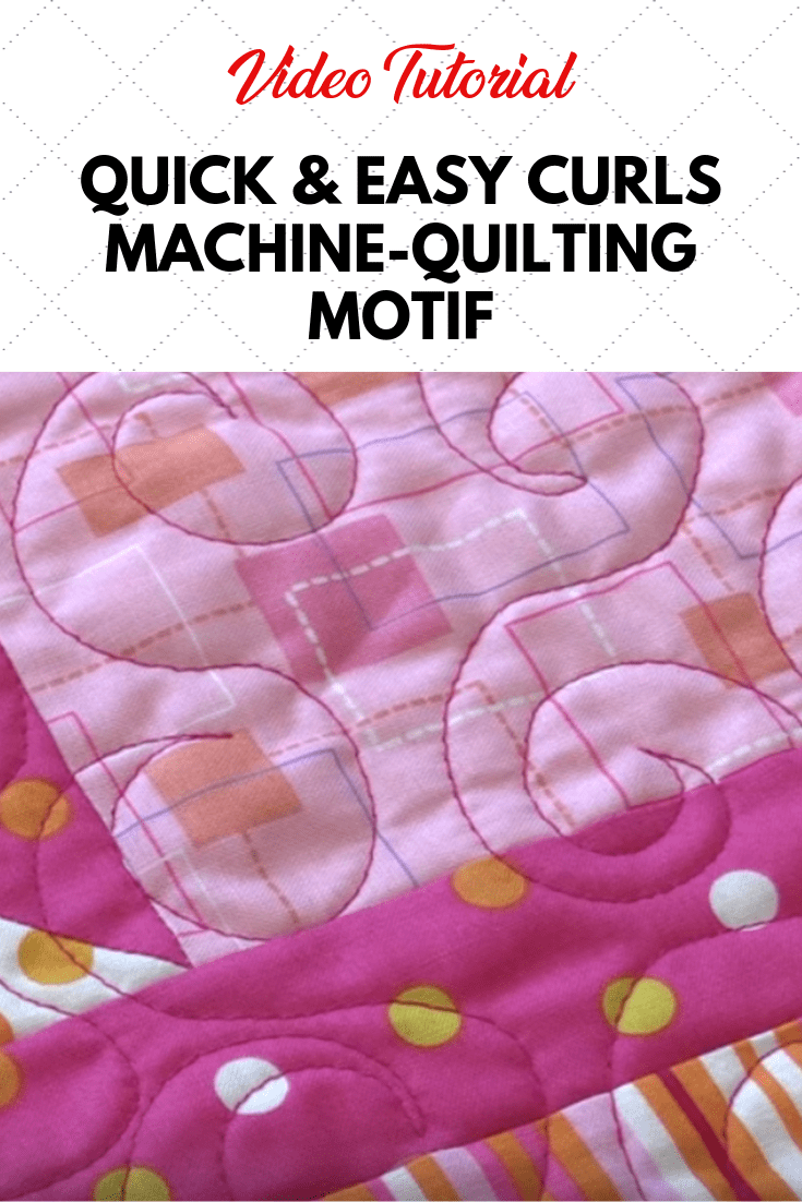 Quick And Easy Curls Free Motion Machine Quilting Motif Video Tutorial New Quilters Quick And Easy Curls Free Motion Machine Quilting Motif Video Tutorial New Quilters
