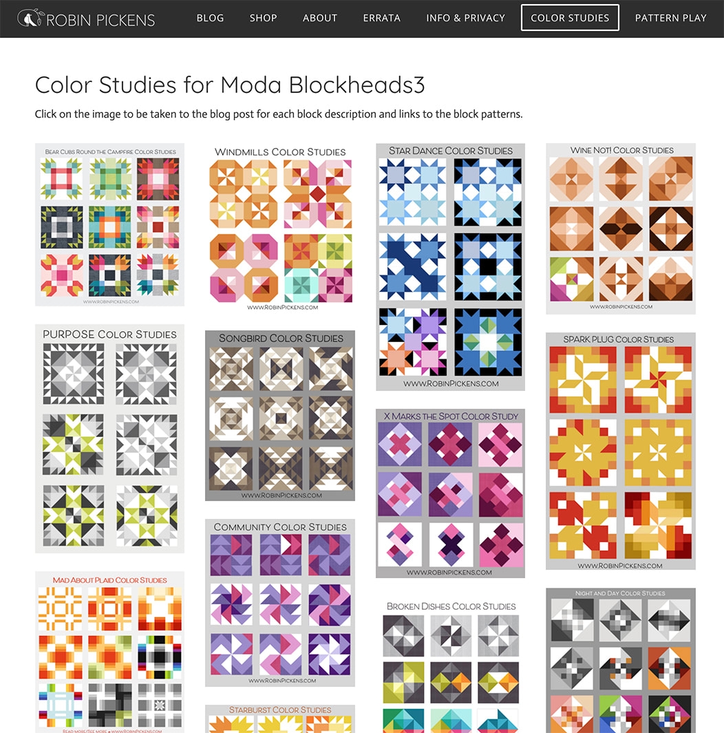 Quilt Sampler Using Free Blocks With Moda Blockheads Robin Pickens Quilt Sampler Using Free Blocks With Moda Blockheads Robin Pickens