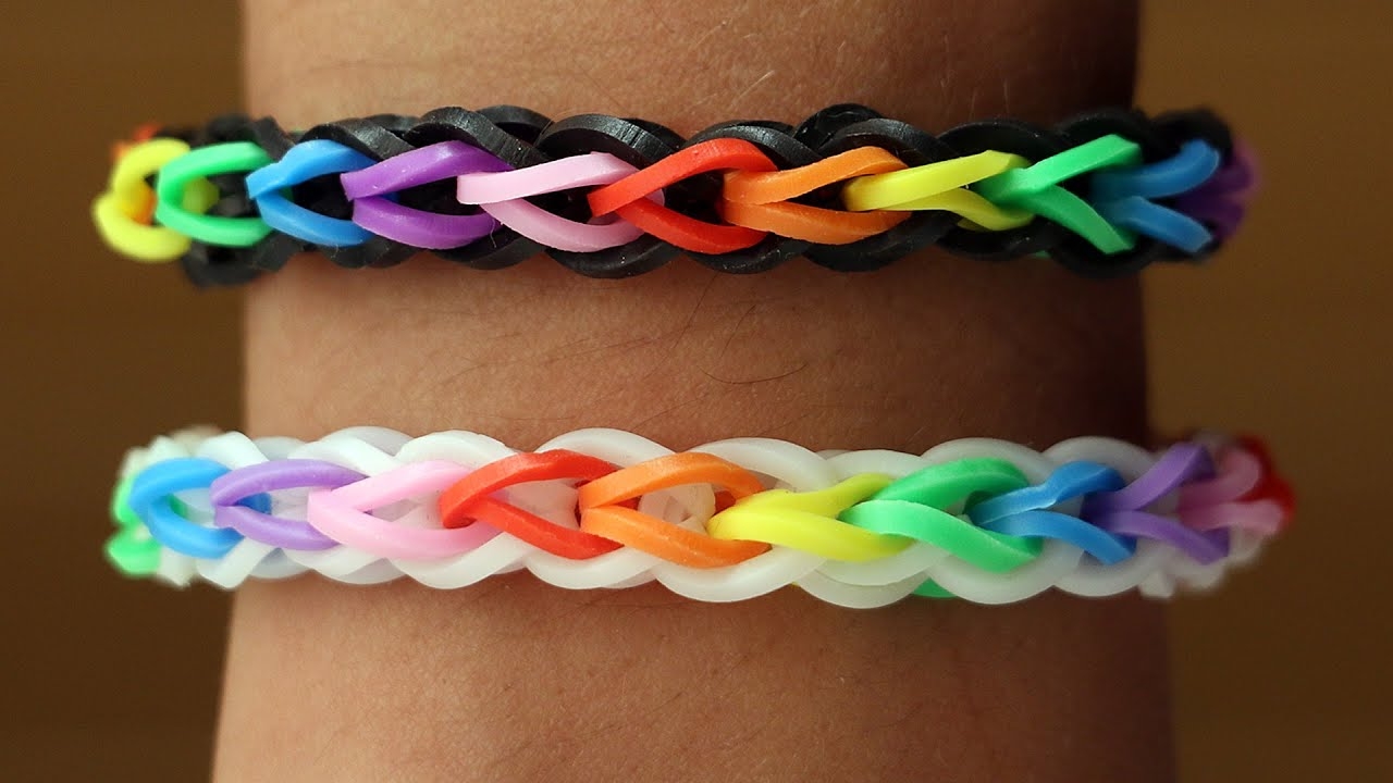 Rainbow Loom English DOUBLE CROSS SINGLE Loom Bands Easy How To DIY YouTube Rainbow Loom English DOUBLE CROSS SINGLE Loom Bands Easy How To DIY YouTube
