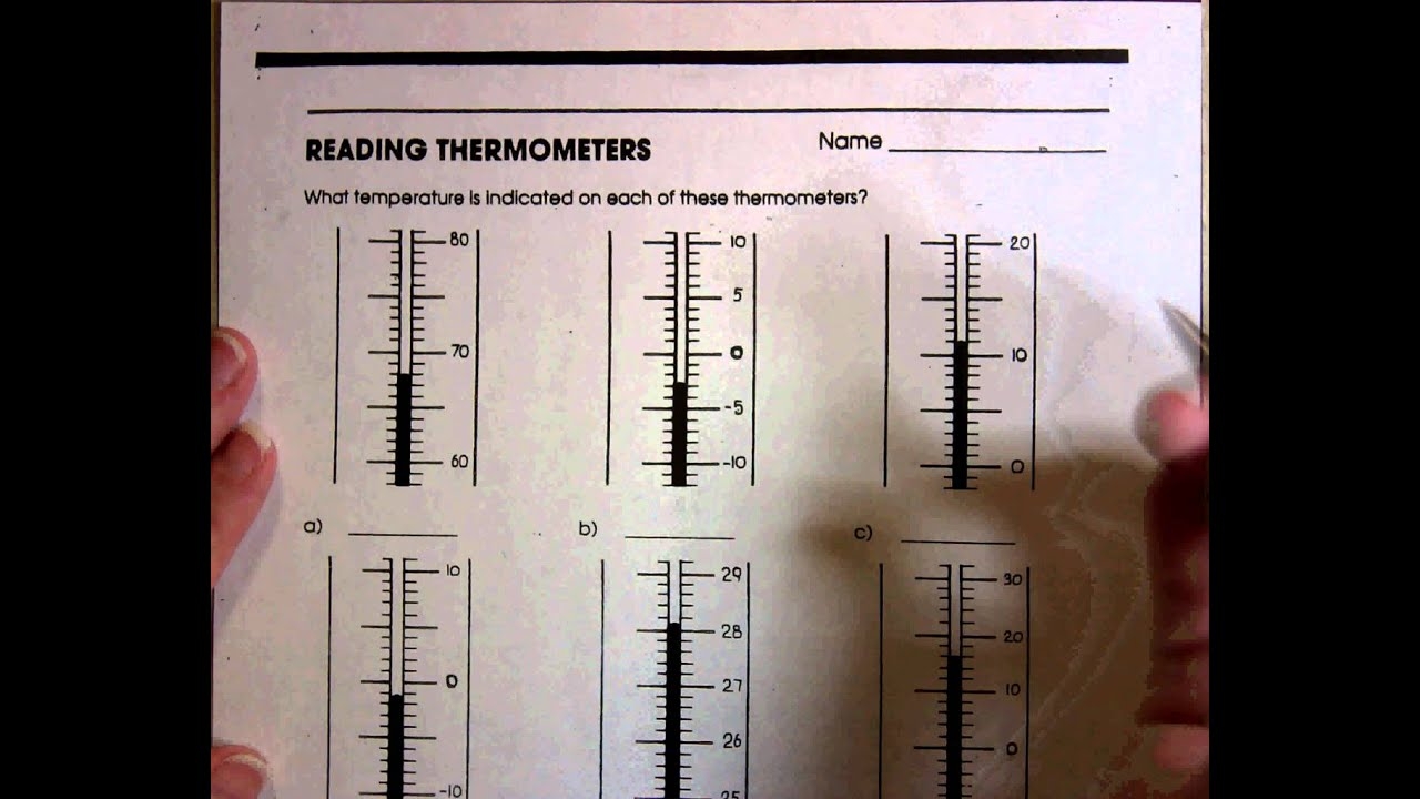 Reading Thermometers YouTube Reading Thermometers YouTube