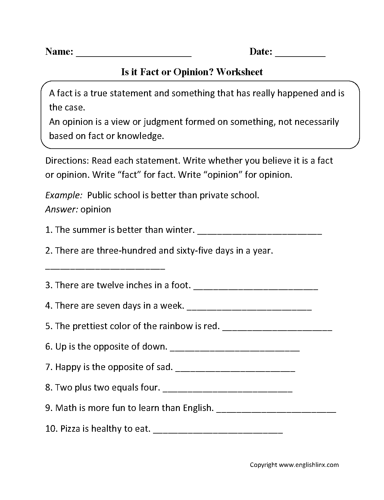 Reading Worksheets Fact And Opinion Worksheets Reading Worksheets Fact And Opinion Worksheets