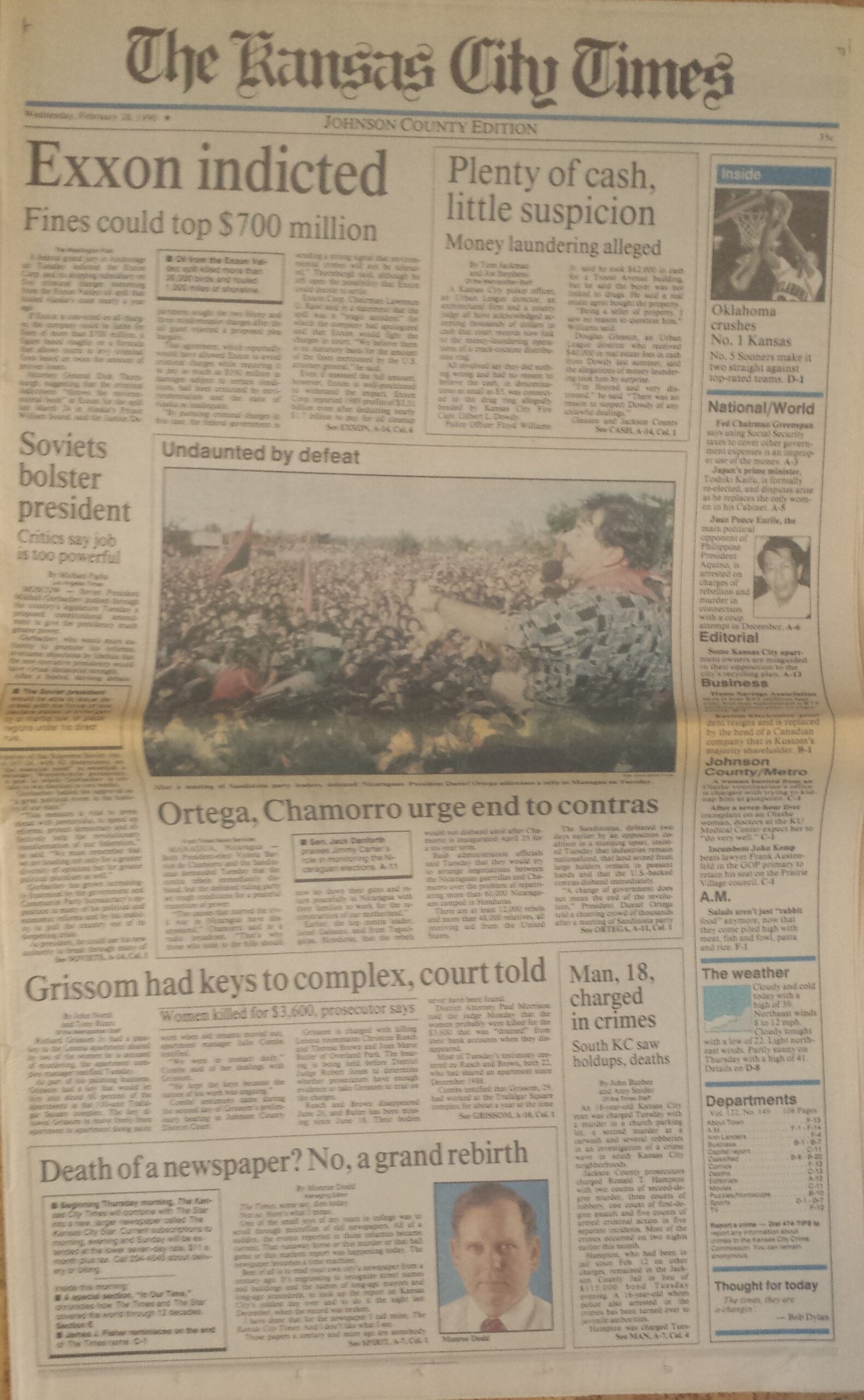 Remembering The Death Of The Kansas City Times The Buttry Diary Remembering The Death Of The Kansas City Times The Buttry Diary