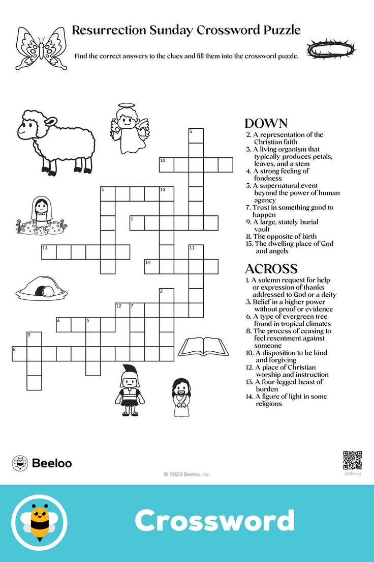 Resurrection Sunday Crossword Puzzle Resurrection Sunday Crossword Puzzle