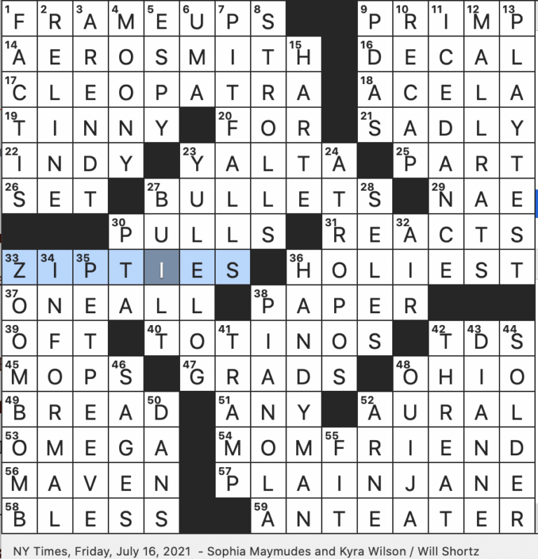 Rex Parker Does The NYT Crossword Puzzle 1995 Cult Classic Directed By Kevin Smith FRI 7 16 21 Big Name In Pizza Rolls Last Of The Ptolemys Band Featured In