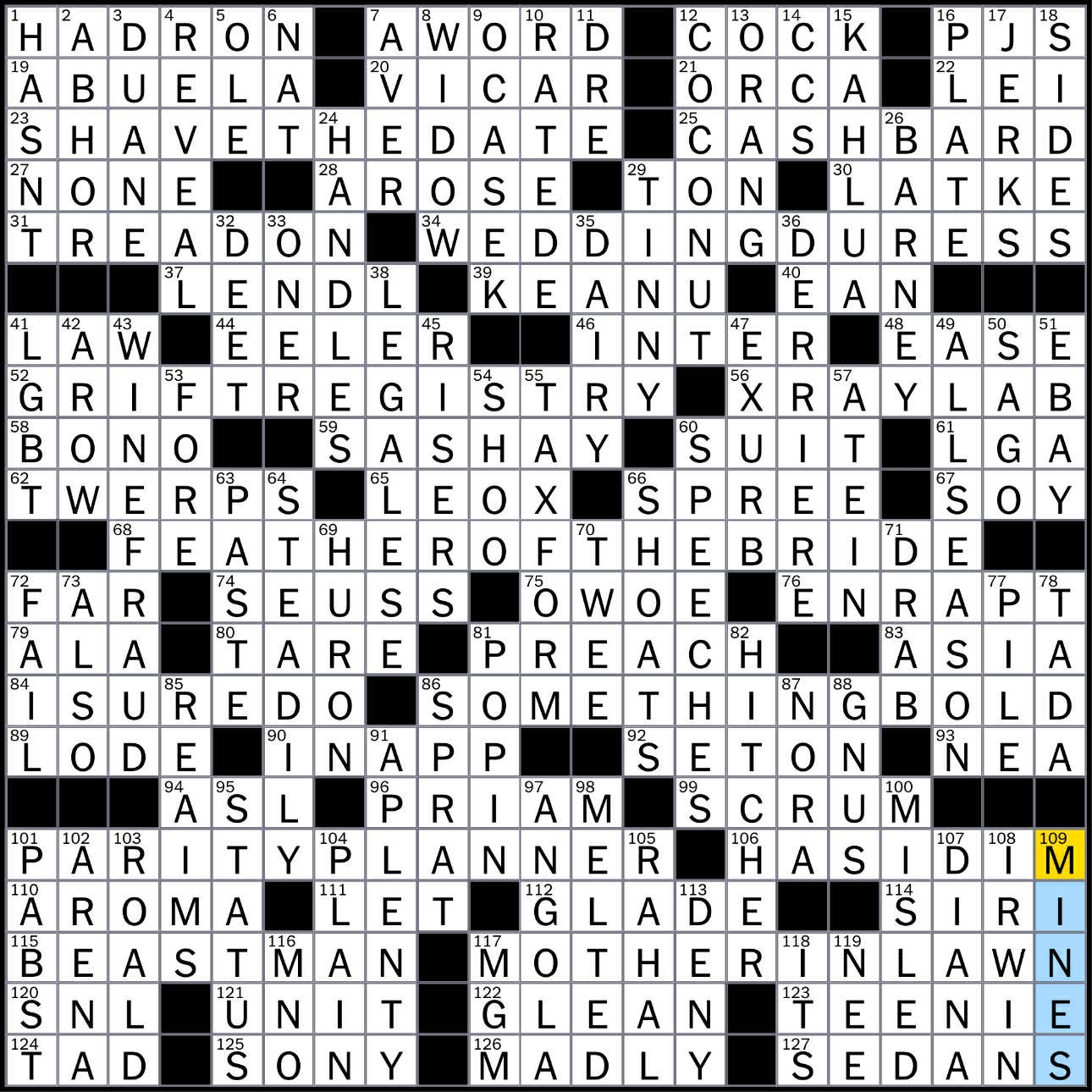 bringing together crossword clue