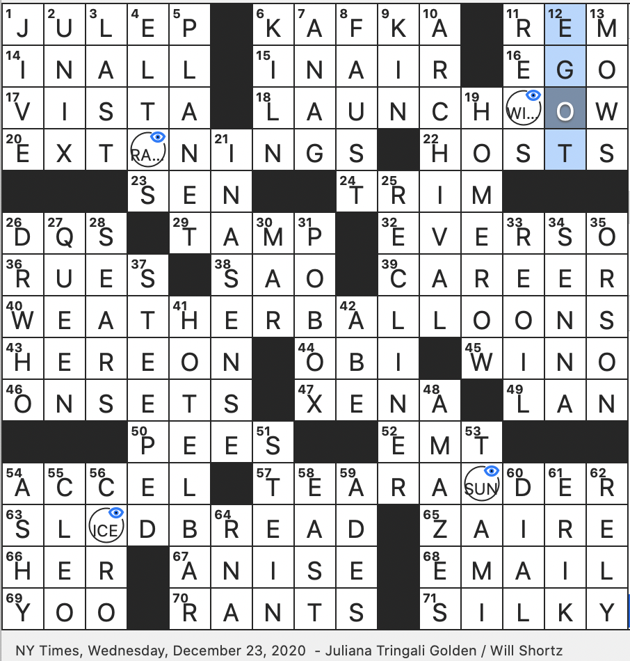 Rex Parker Does The NYT Crossword Puzzle Lawless Figure With Legendary Fighting Skills WED 12 23 20 Blizzards Are Produced In Them Familiarly Overindulger Of The Grape Locale Of 1974 s Rex Parker Does The NYT Crossword Puzzle Lawless Figure With Legendary Fighting Skills WED 12 23 20 Blizzards Are Produced In Them Familiarly Overindulger Of The Grape Locale Of 1974 s