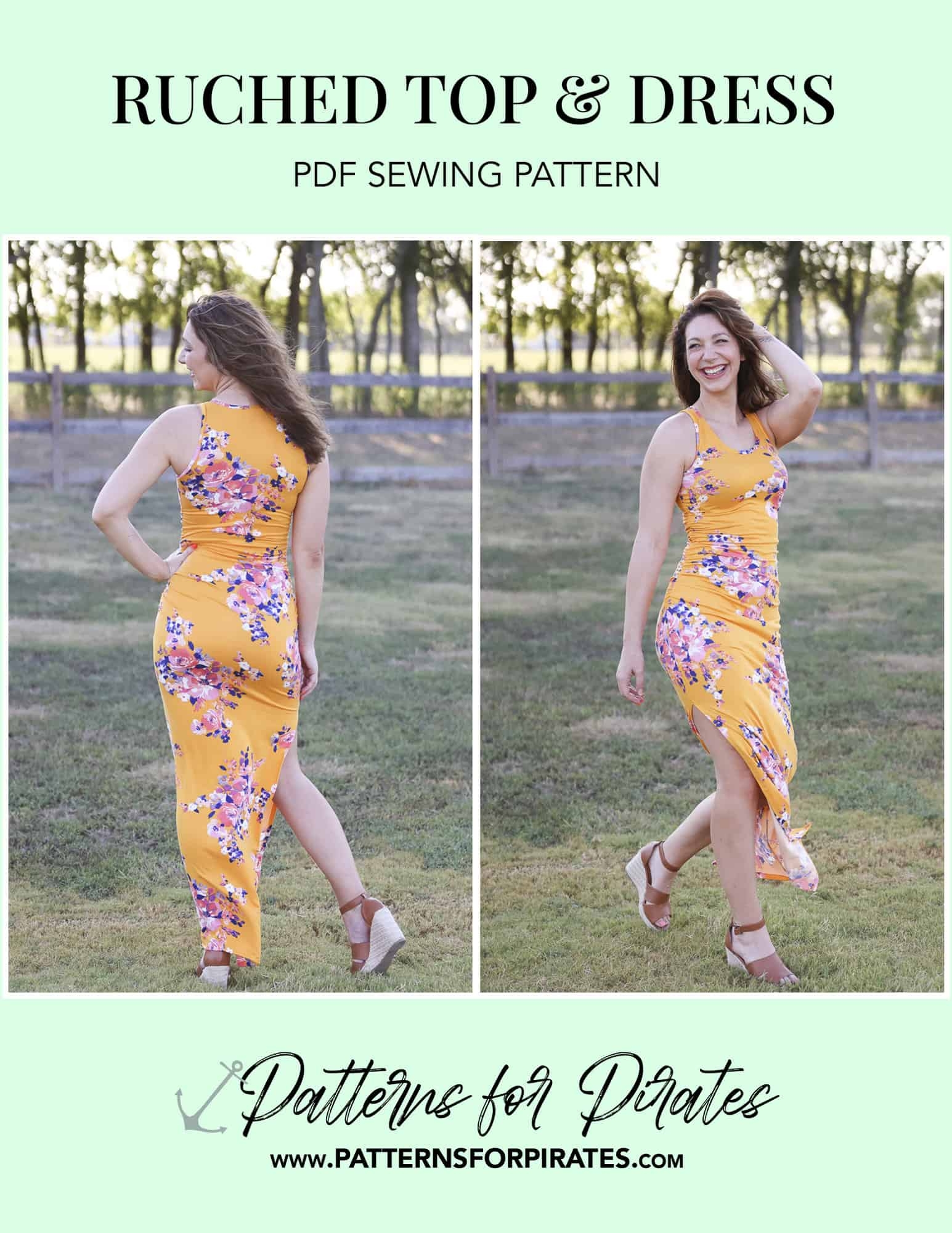 Ruched Top Dress Patterns For Pirates Ruched Top Dress Patterns For Pirates