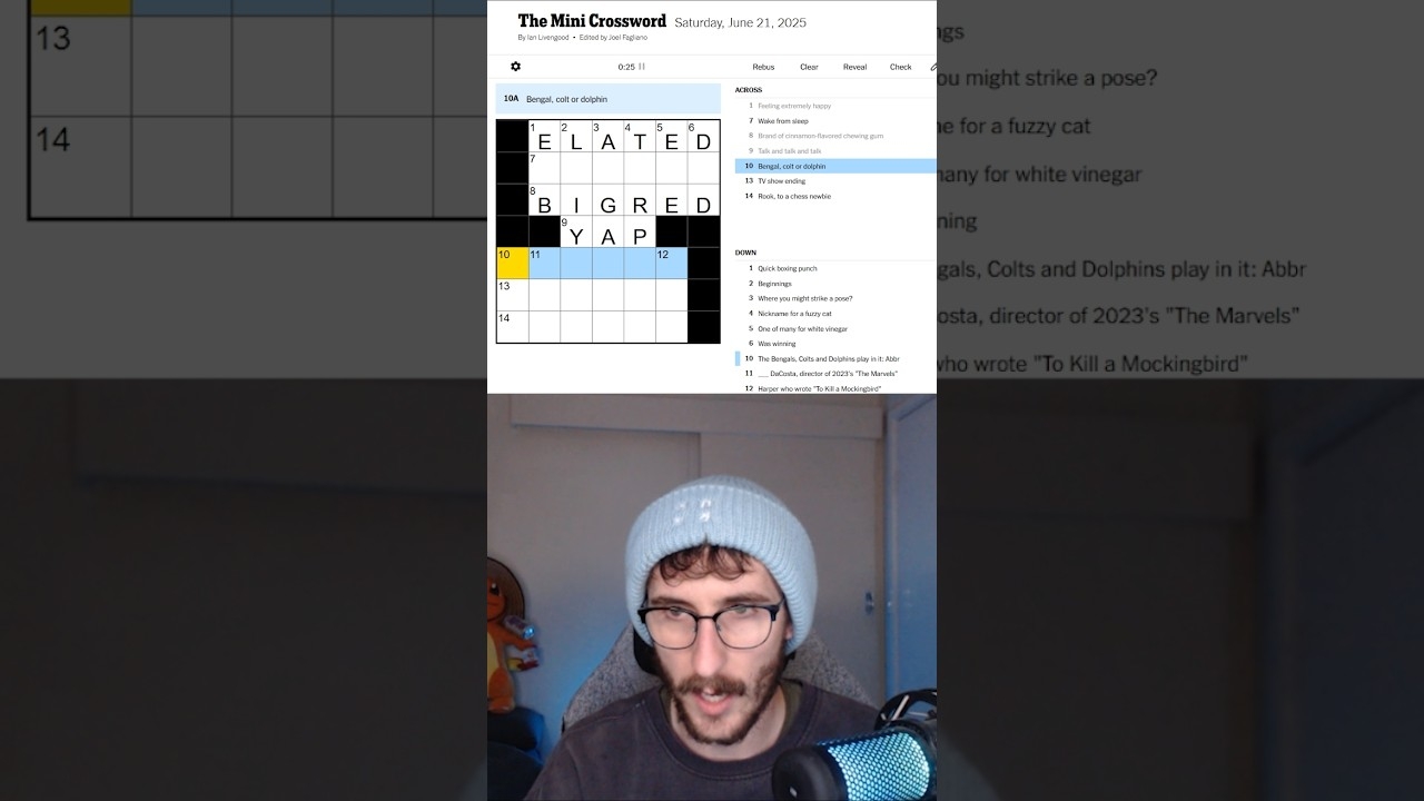 Saturday Mini Crossword YouTube Saturday Mini Crossword YouTube