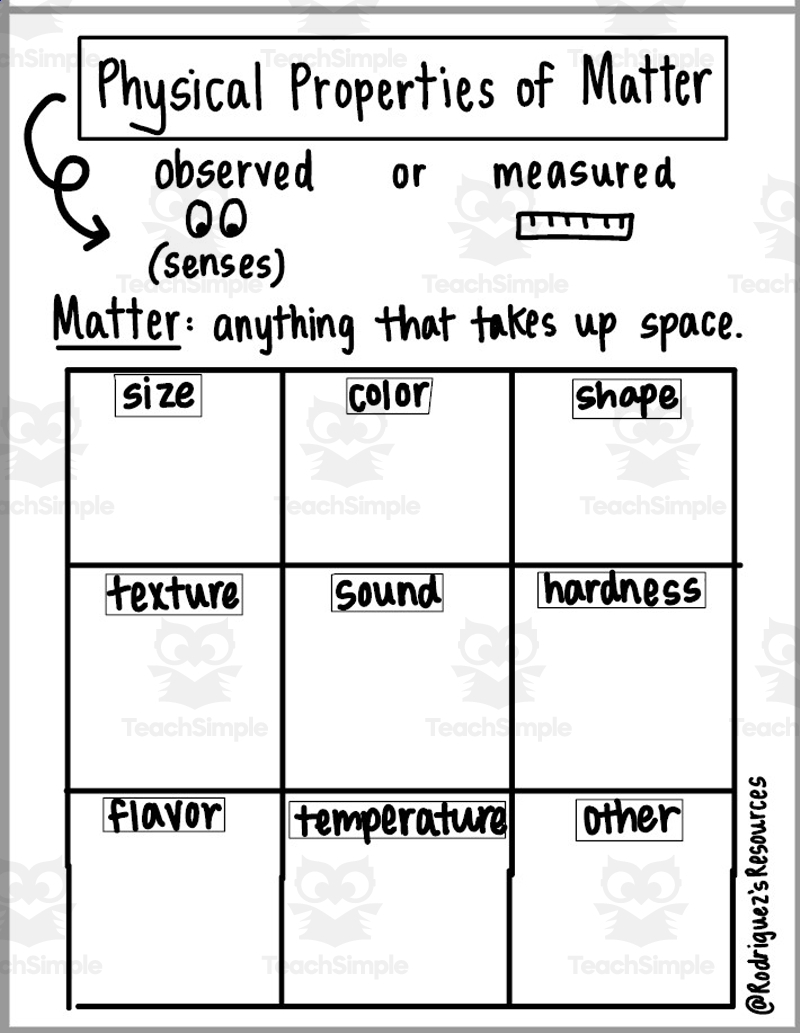 properties of matter worksheet properties of matter worksheet