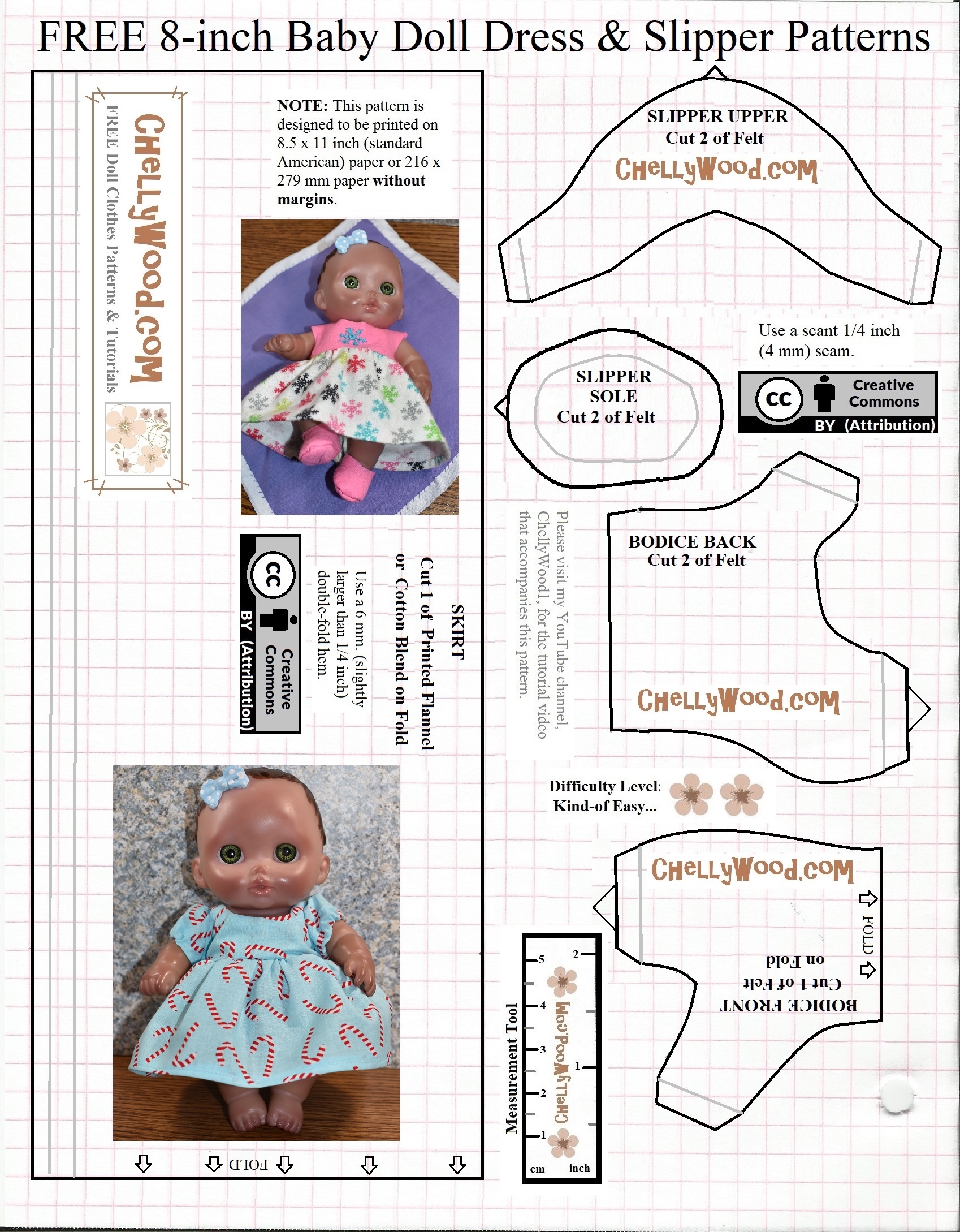 Sew A Pretty Christmas Dress For Your kids Baby dolls W FREE Patterns ChellyWood Free Doll Clothes Patterns Sew A Pretty Christmas Dress For Your kids Baby dolls W FREE Patterns ChellyWood Free Doll Clothes Patterns