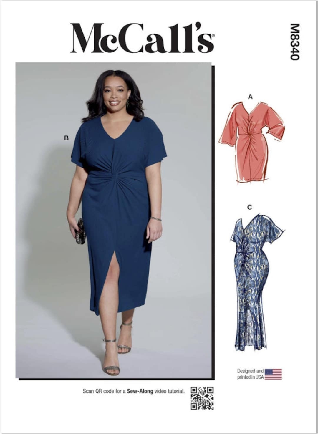 Sewing Pattern Womens Plus Size Dresses Mccalls Pattern M8340 New Pattern Womens Stretch Knit Dress Three Lengths Special Occasion OOP Etsy Sewing Pattern Womens Plus Size Dresses Mccalls Pattern M8340 New Pattern Womens Stretch Knit Dress Three Lengths Special Occasion OOP Etsy